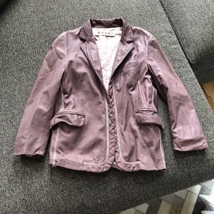 Marni leather jacket